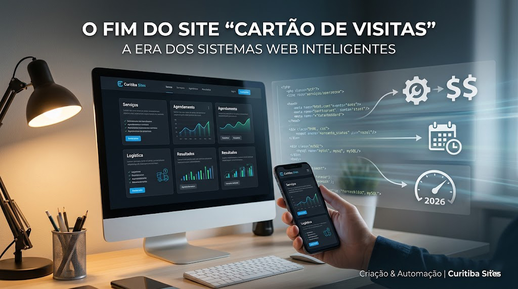 O Fim do "Site Cartão de Visitas": O Que Empresas de Sucesso Estão Buscando em Desenvolvimento Web